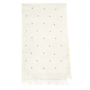Others Embroidered Table Runner Green Leaves