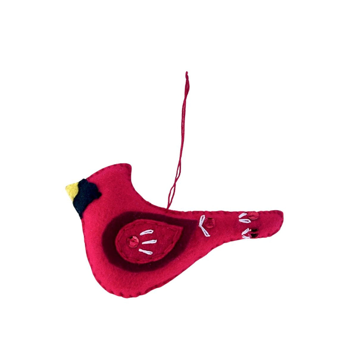 S/3 Cardinal Ornaments