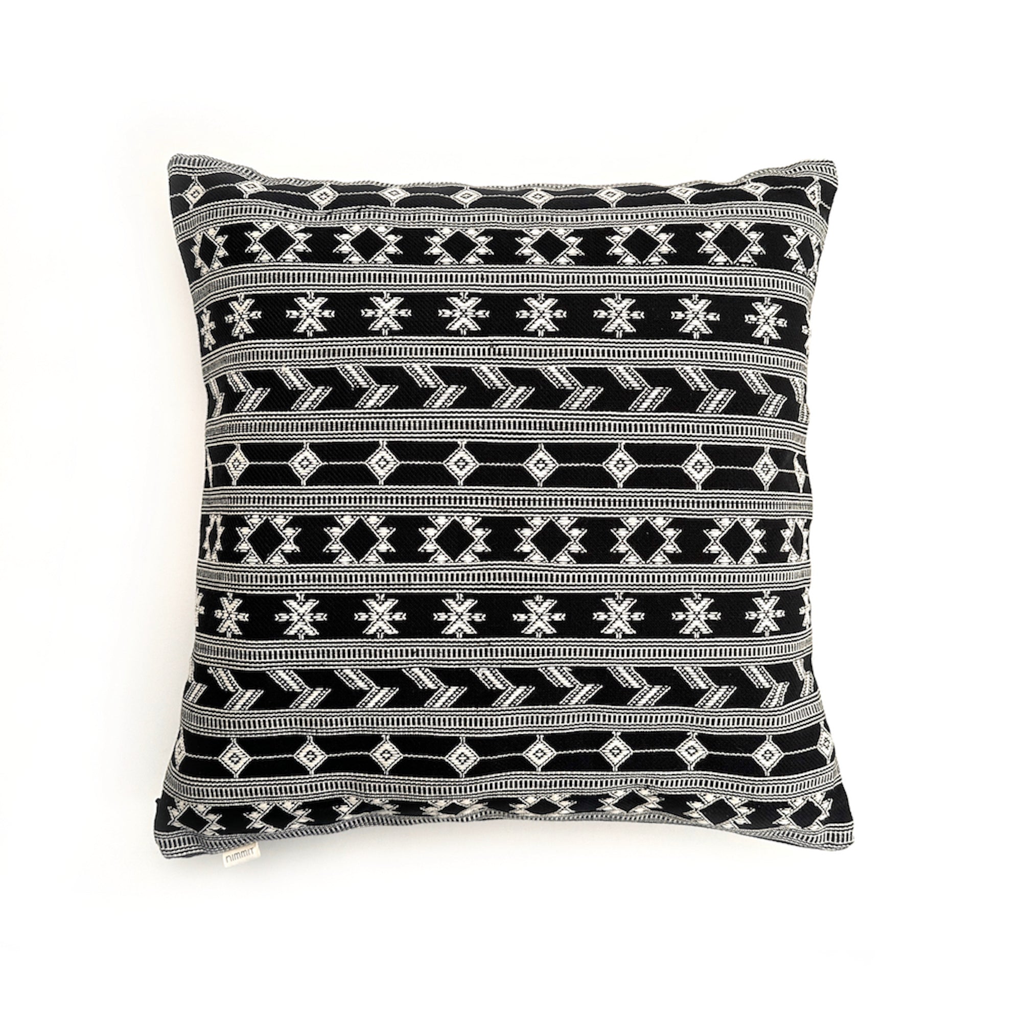 Black & White Aztec Print Pillow Cover