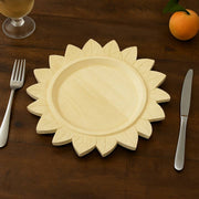 Wood Charger Plate | Handmade 13" Artisan Wooden Tableware | Elegant Dining Accent