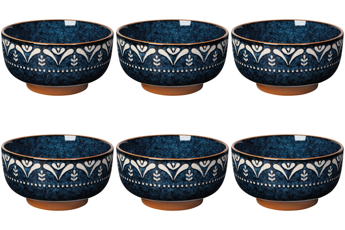 Set of 6 Nightbloom Soup Bowl 5.75 Inch
