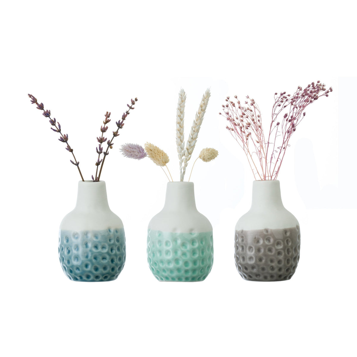 Burgon & Ball® Dotty Mini Vase Trio Set