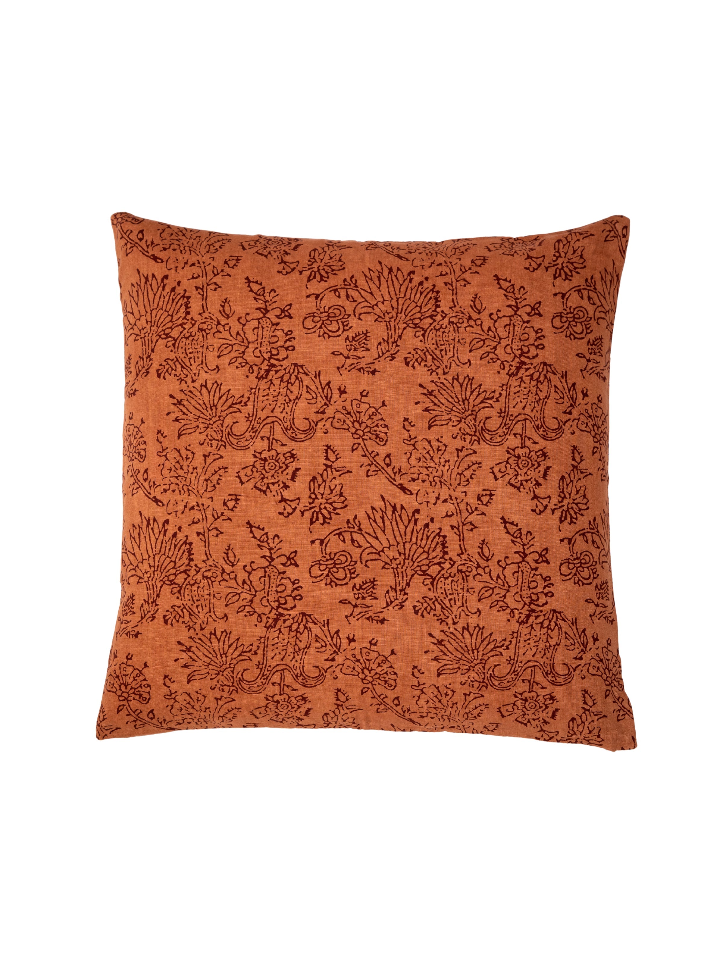 Anjali Cinnamon/Clay Decorative Pillow Cover