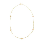 Daisy gold necklace