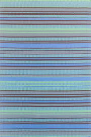 Stripes Grey & Aqua
