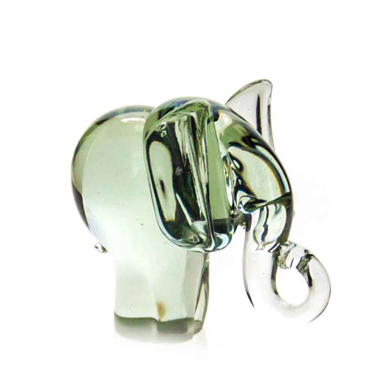 Recycled Glass Elephant