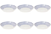 Set of 6 Sprout Stamped Plate 7.75 inch