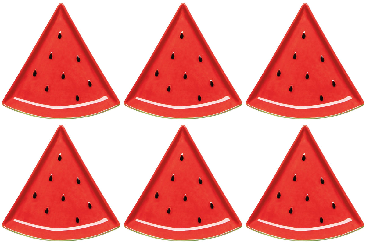 Set of 6 Shaped Dish Melon Pop