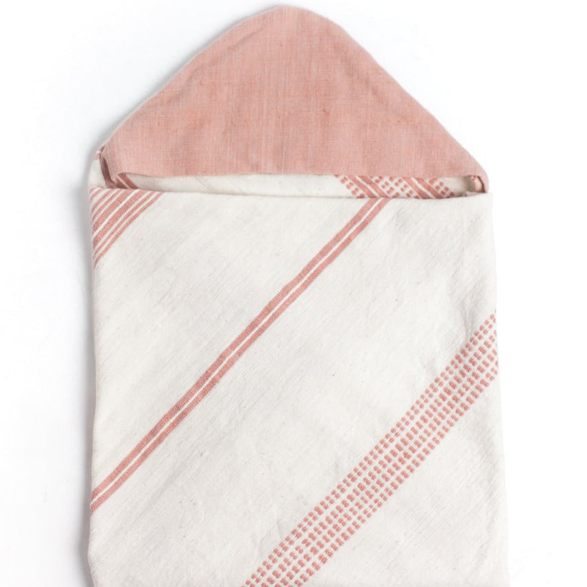 Baby Hooded Towel - Blush