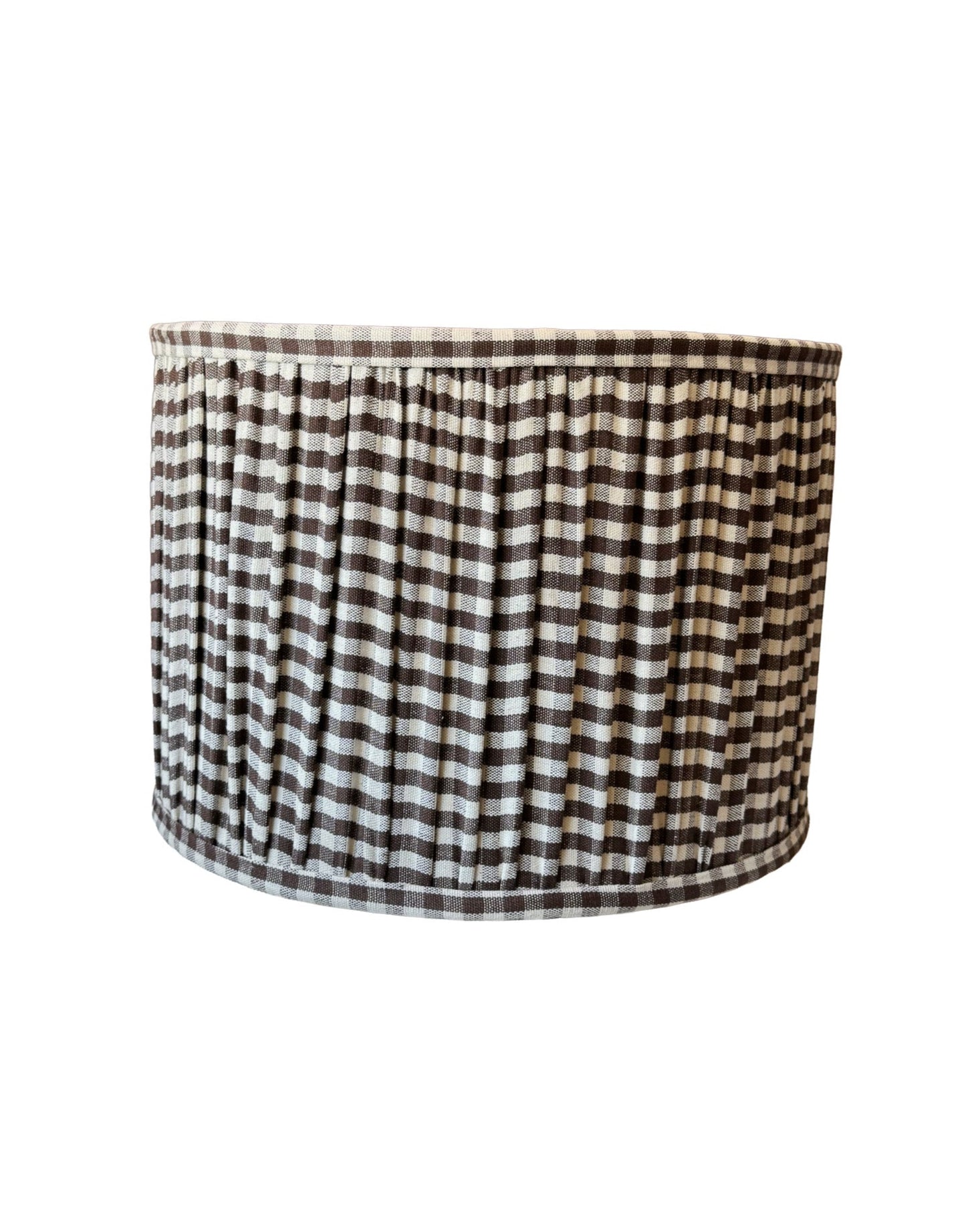 Chocolate Gingham Drum
