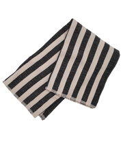 Black Stripe Towel