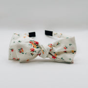 Three Little Bows Headband- Heirloom Blooms