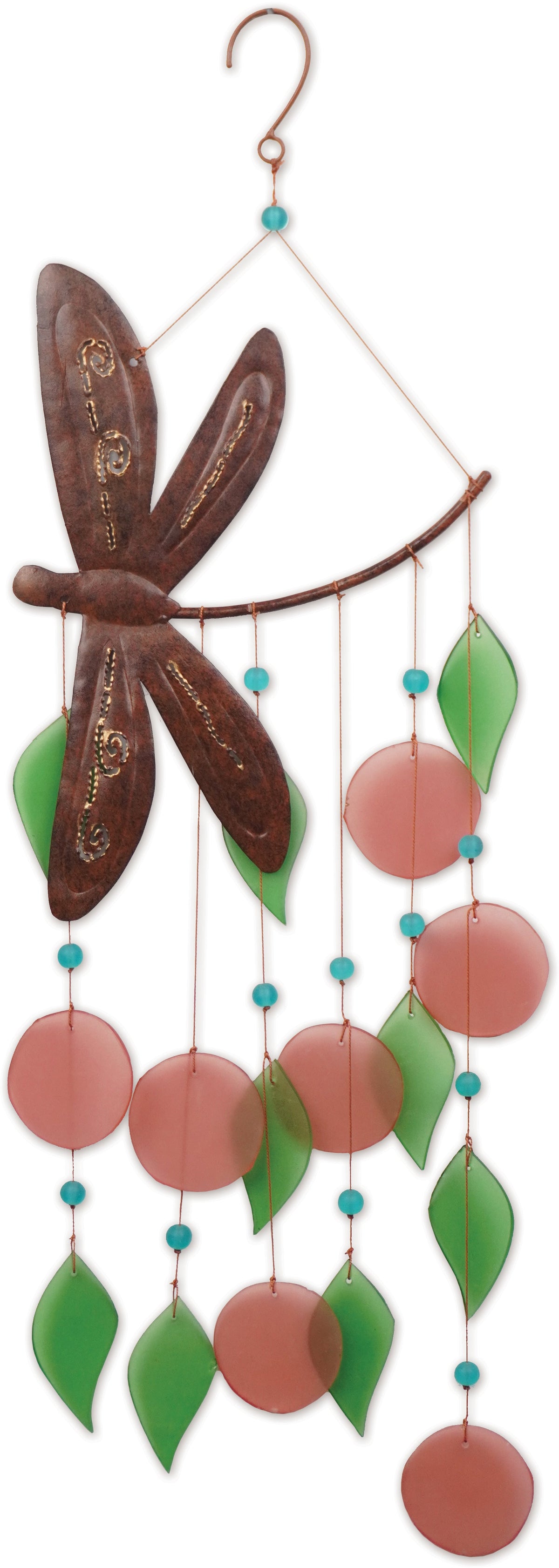 Dragonfly Sea Glass Chime