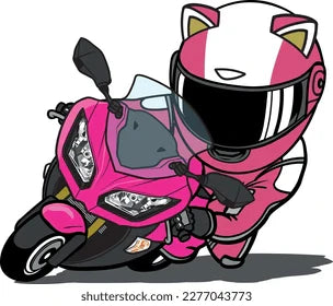 Barbike Sticker Pinky