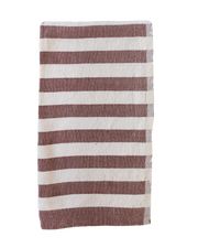 Chocolate Stripe Hand Towel