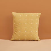 Nira Ochre Hand Spun Organic Cotton Handloom Pillow