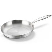 BE | LIVING - Essential Series - 10” / 26 cm Frying Pan - Triply Stainless Steel