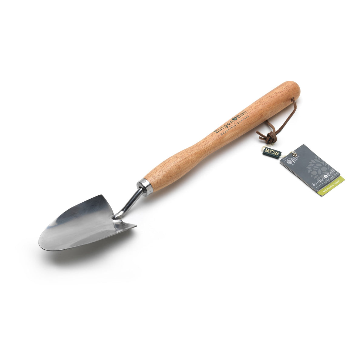 Burgon & Ball® Mid-Handled Stainless Steel Trowel, RHS Endorsed