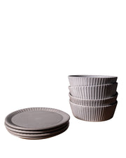 Cloud Lines Pasta Bowl - Set of 4