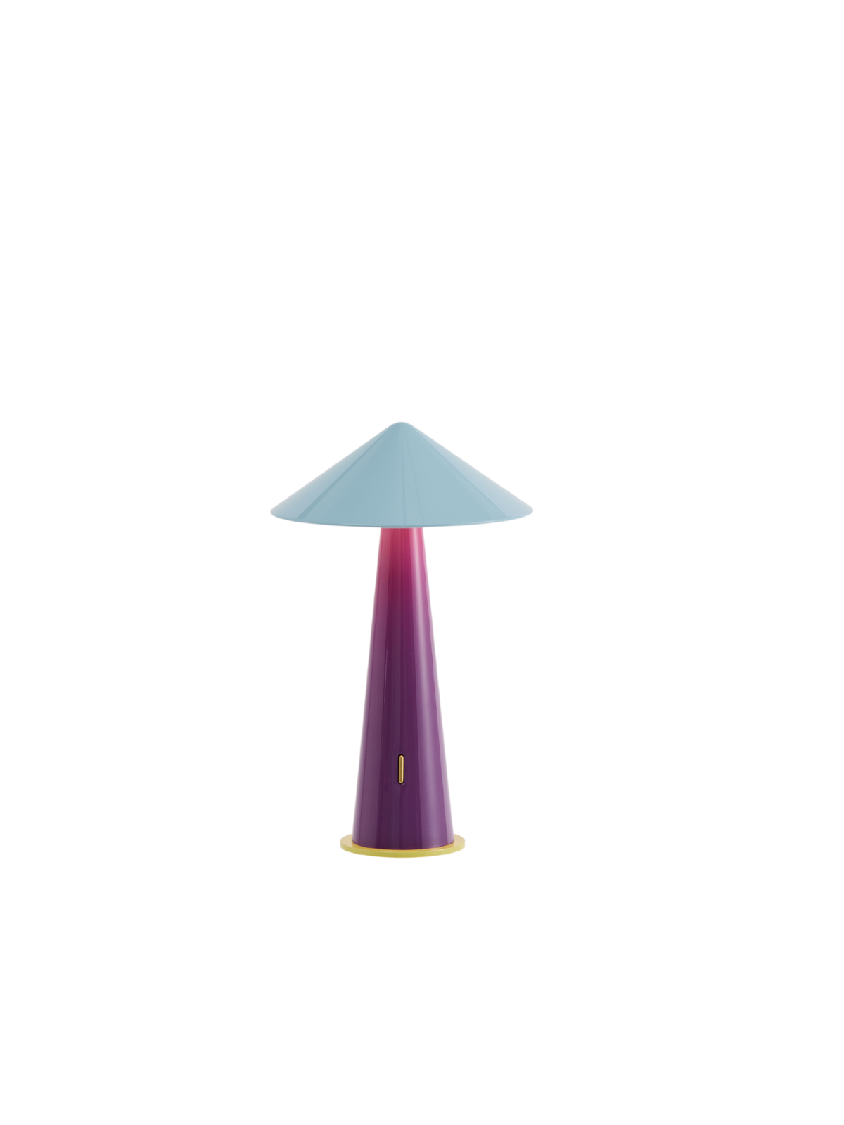 TIPSY Portable lamp - Gray blue/Dear plum