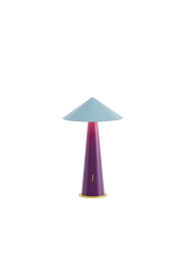 TIPSY Portable lamp - Gray blue/Dear plum