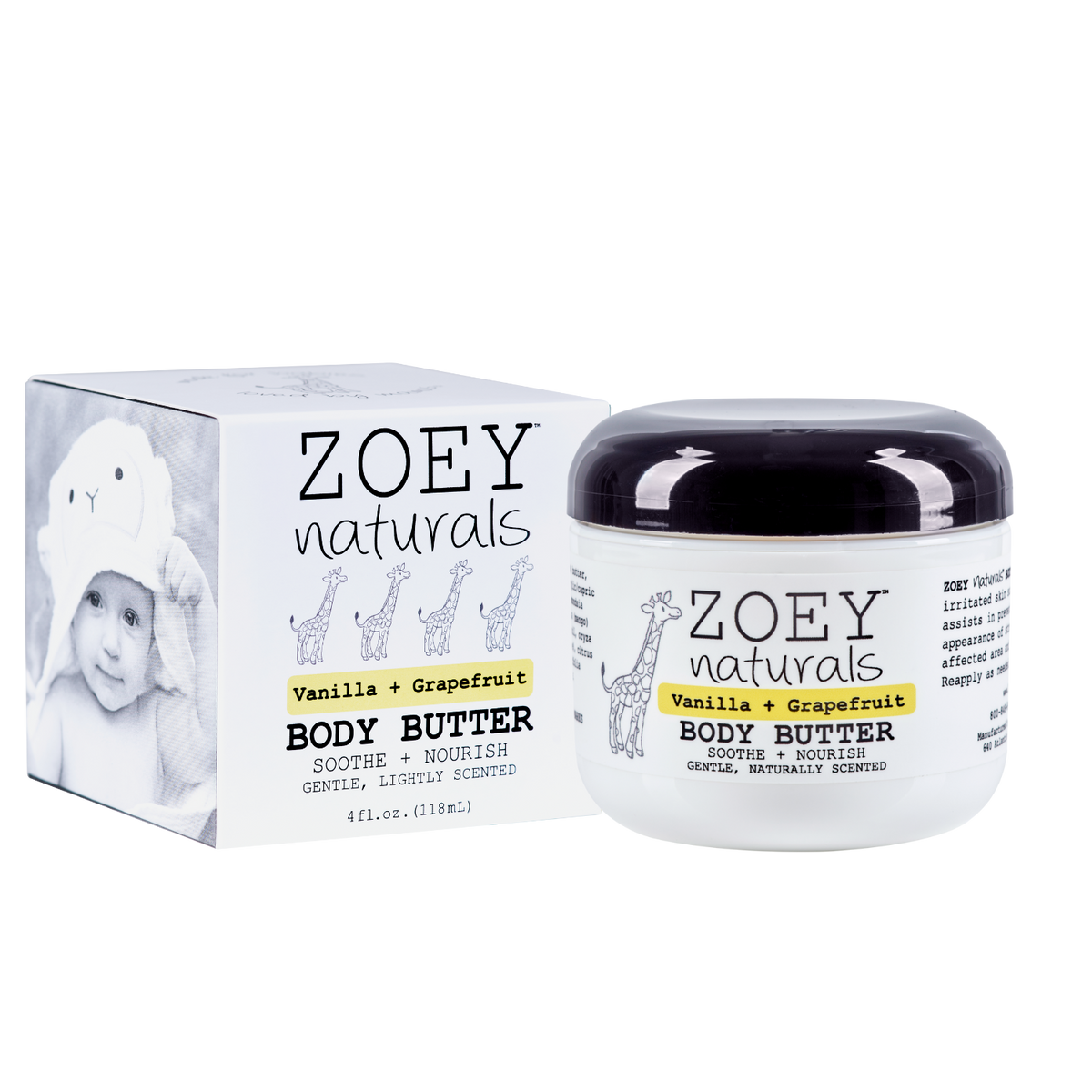 Vanilla + Grapefruit Body Butter