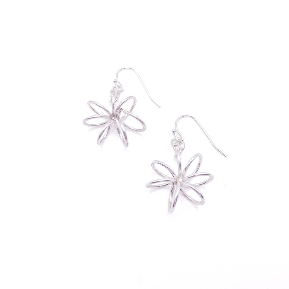Brickhouse silver earrings