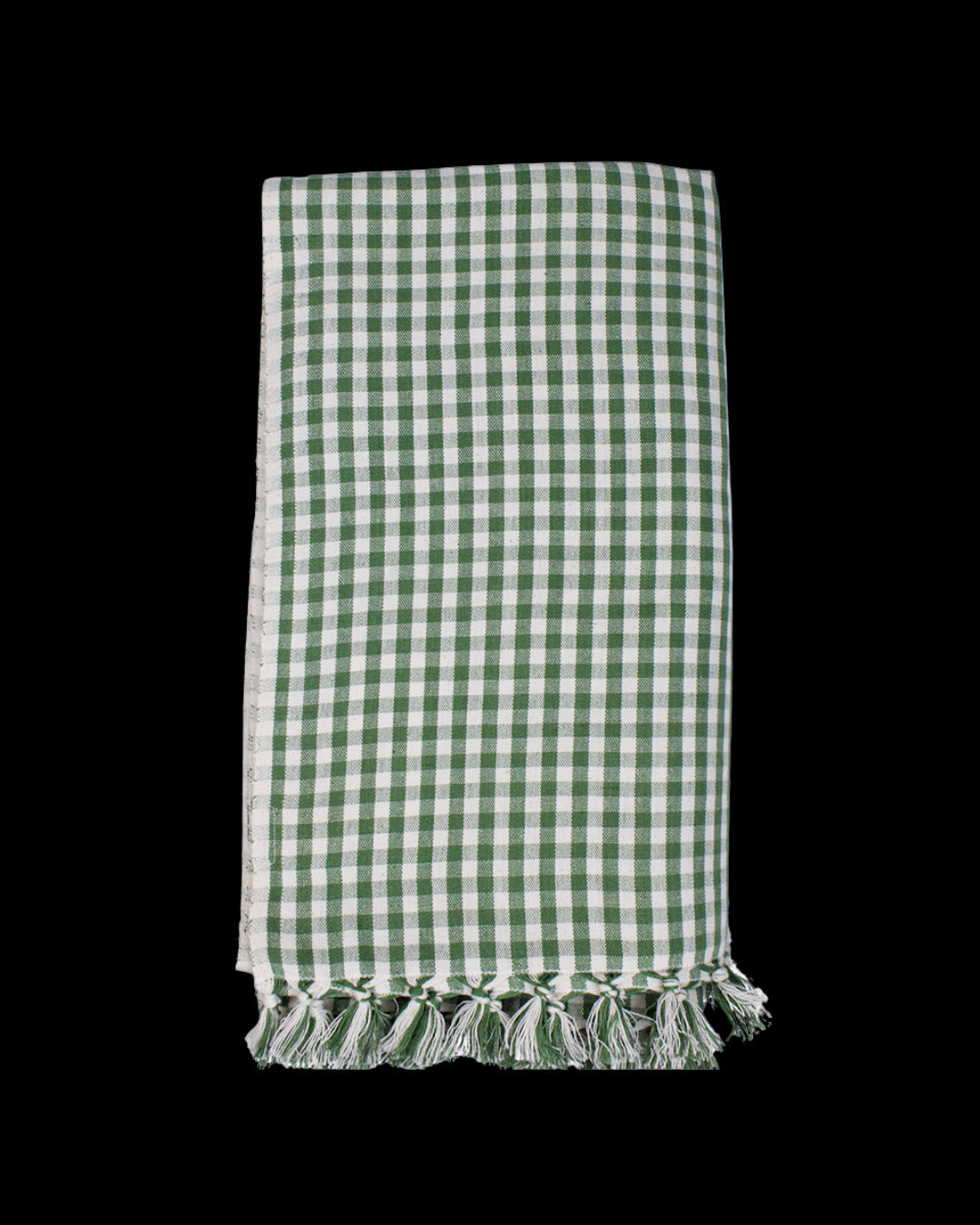 Olive Gingham Tablecloth