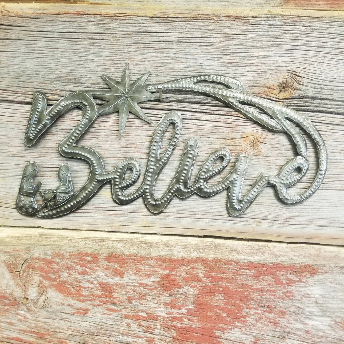 Believe Metal Art