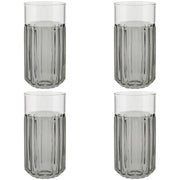 Set of 4 Tumbler 14oz Channel Smoke