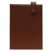 Brown Leather Hard Notebook Cover