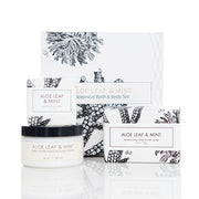 Botanical Bath & Body Gift Set - Aloe Leaf & Mint