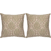 Set of 2 Pillow Block Print 20in Ogee