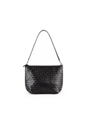 Woven Leather Shoulder Bag