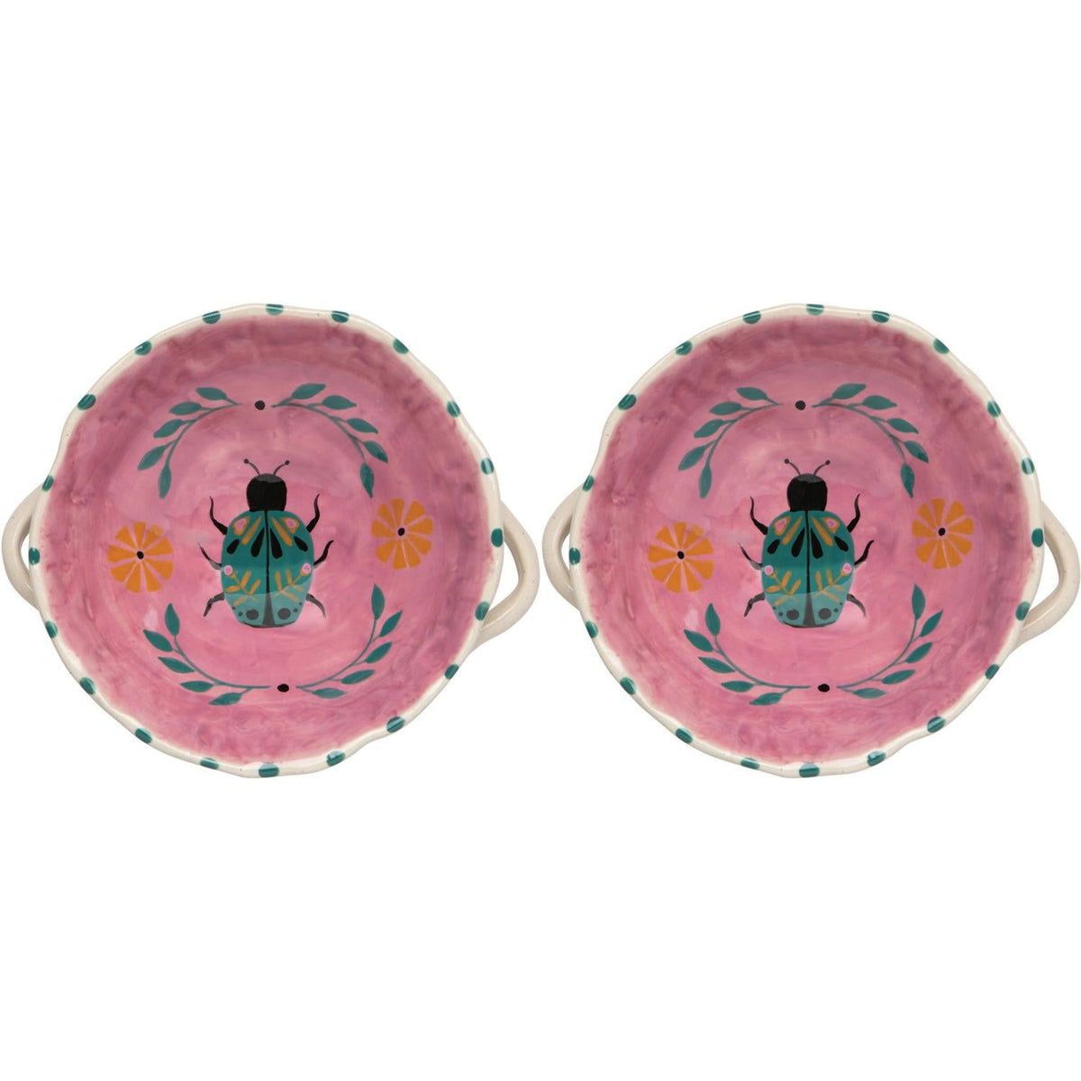 Set of 2 Bowl Footed Amulet