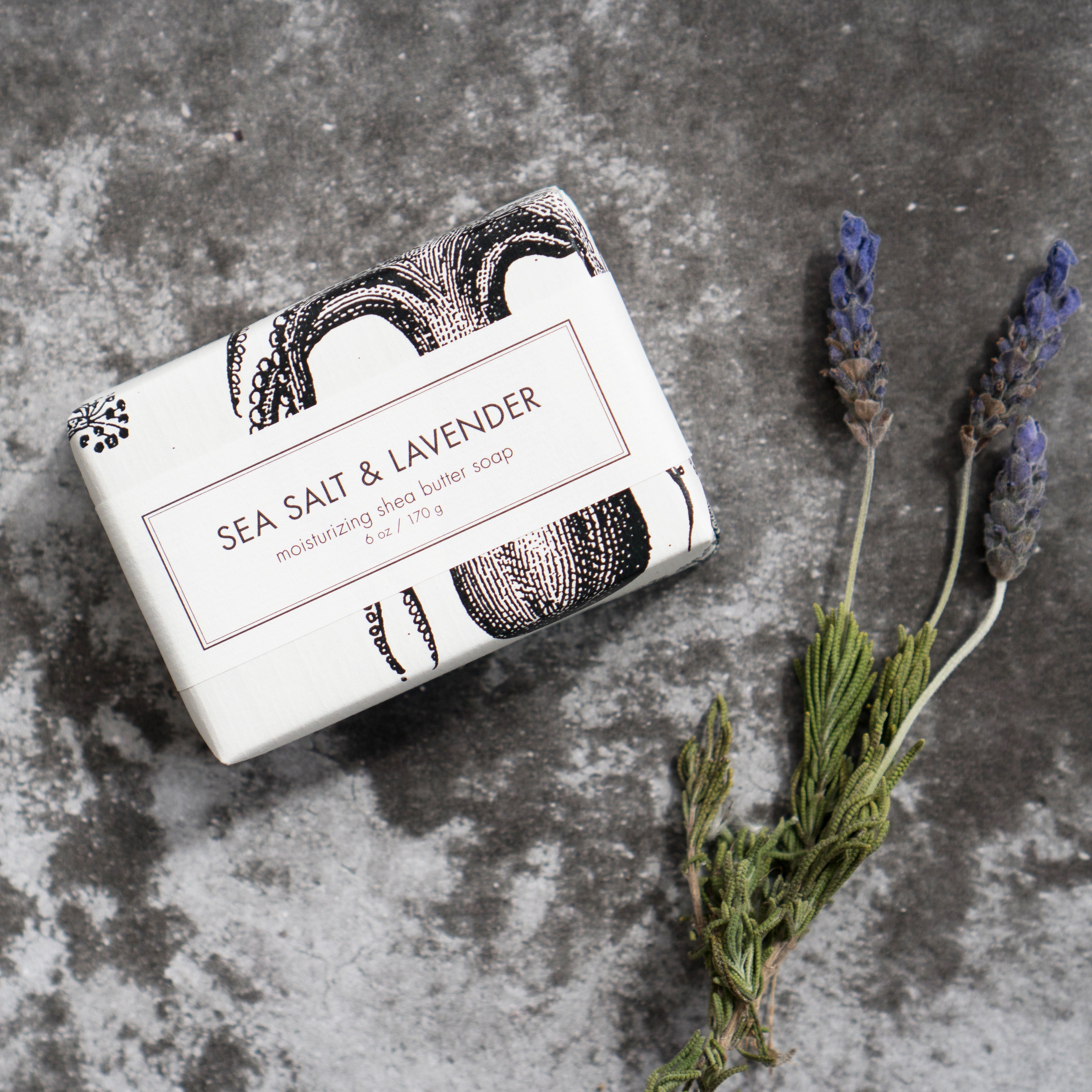 Sea Salt & Lavender - Shea Butter Soap