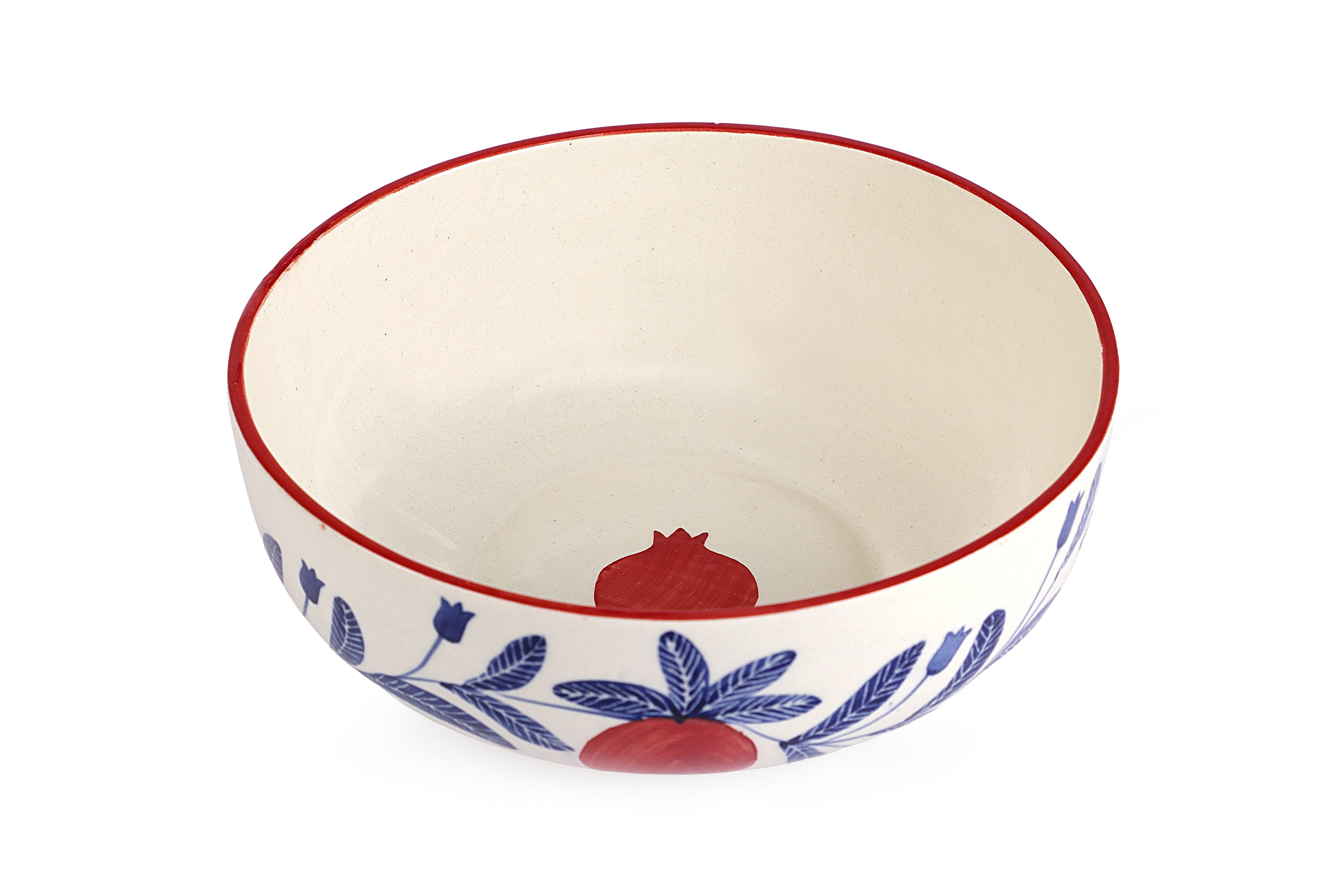 Indian Anaar Bowl, Red - 2.5x7 Inches ( Set of 2 )