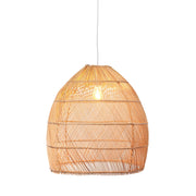 Bell Shaped Rattan Pendant Light