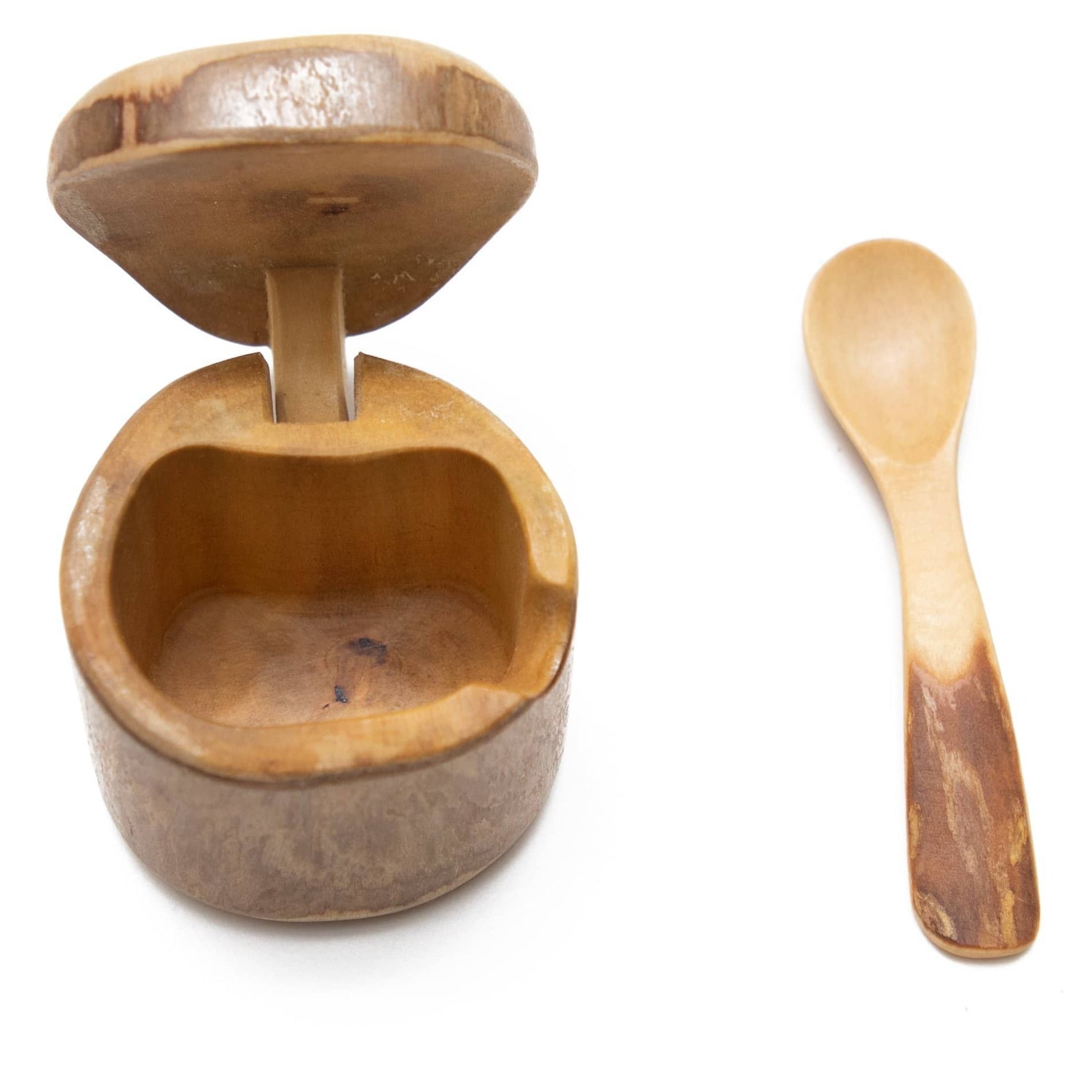 Coffeewood Mini Salt Box and Spoon