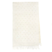 Others Embroidered Table Runner Yellow Dots
