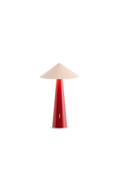 TIPSY Portable lamp - Powder Pink/Dark Red