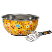 Sunburst Bloom Bowl & Whisk Set