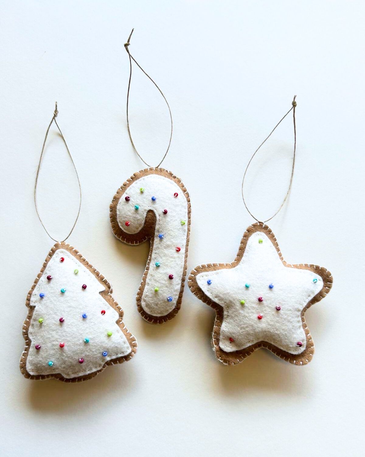 S/3 Cookie Ornaments