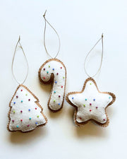 S/3 Cookie Ornaments