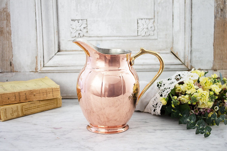 CMK Vintage Inspired Copper Large Pitcher