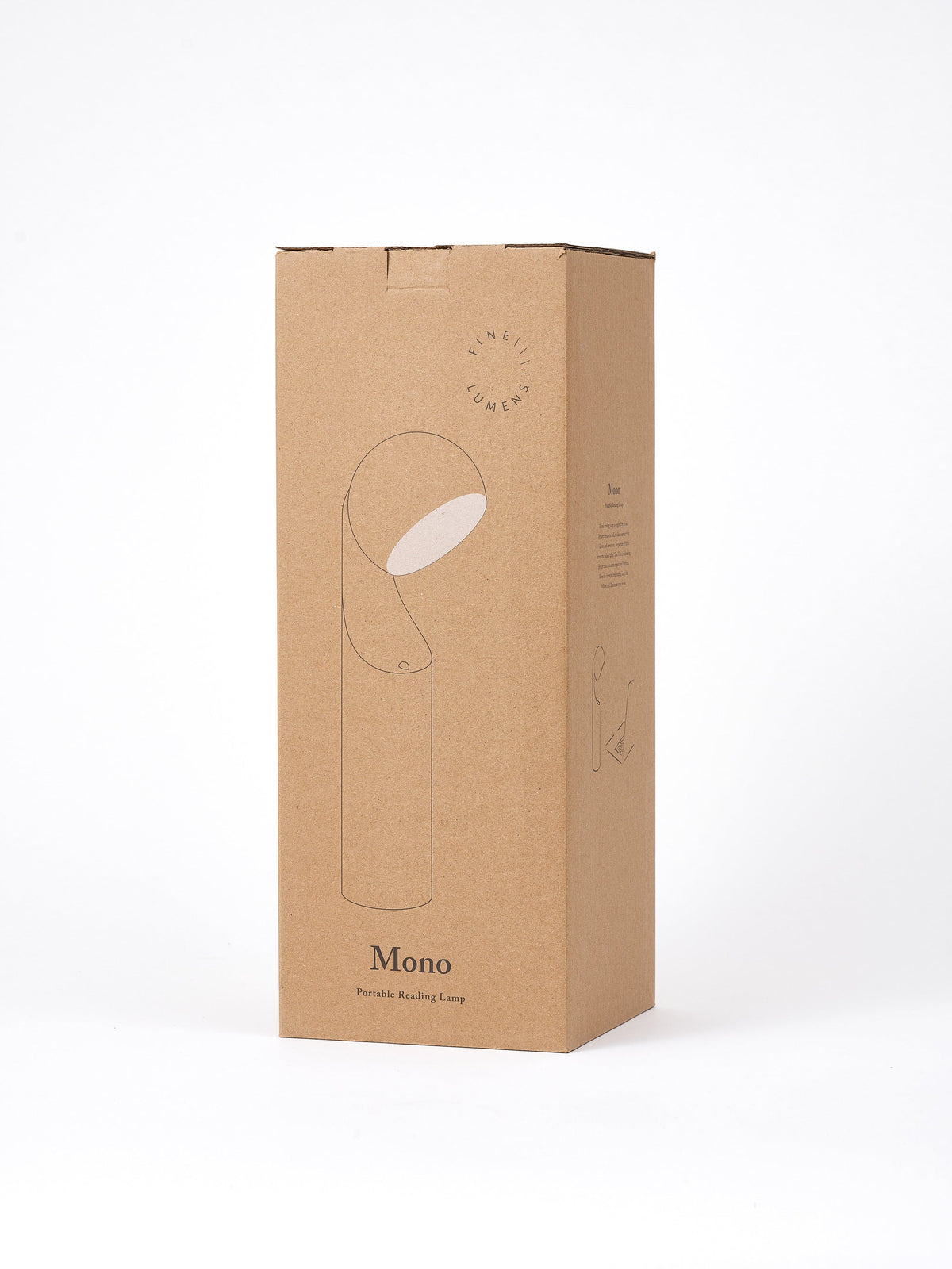 Mono Portable Reading Lamp - Bright Red