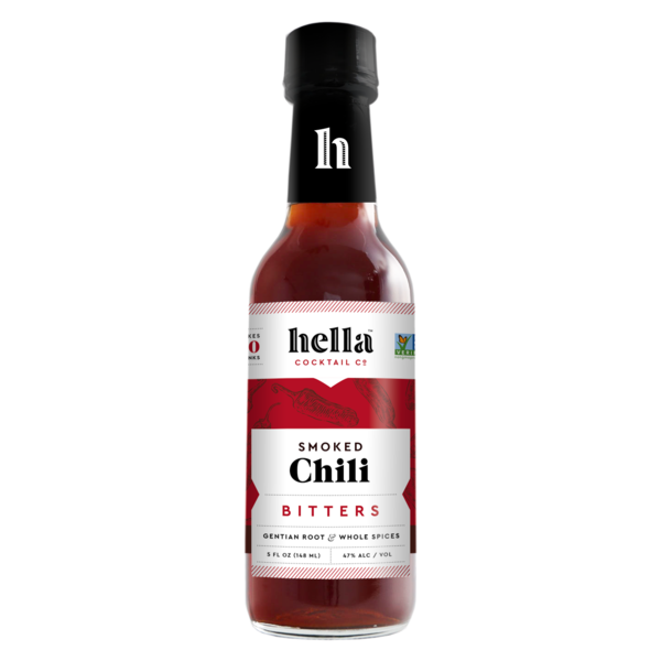 Hella Smoke Chili  Bitters, 5oz