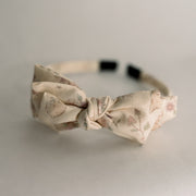 Three Little Bows Headband- Woodland Bunny
