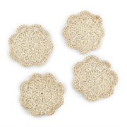 S/4 Hand Crocheted Coasters - Verbena