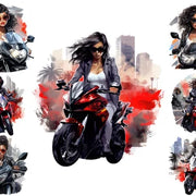 Hotie Motorcycle Sticker